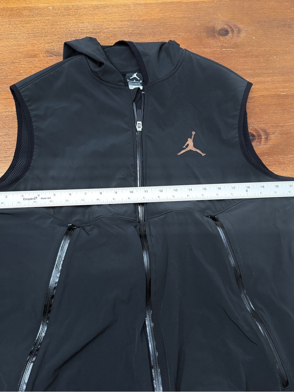 Jordan Dri-FIT Performance Jumpman Full-Zip Hooded Vest Sz L - Picture 7 of 9